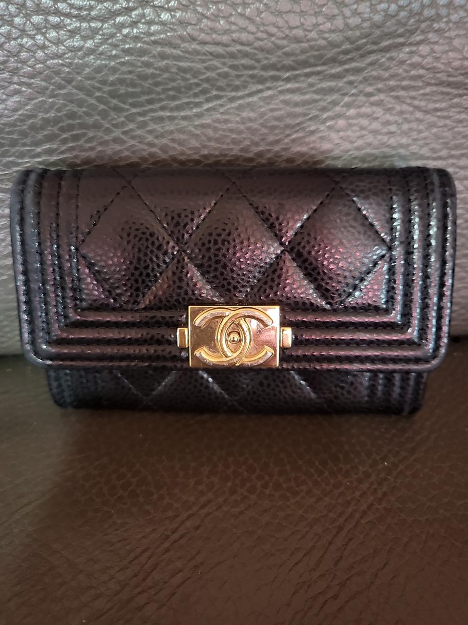 샤넬보이 카드지갑