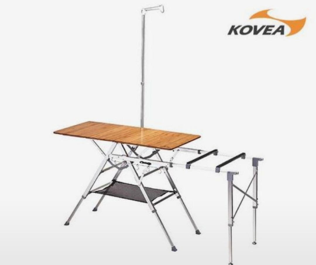 원주 코베아 뱀부 키친테이블 캠핑 테이블