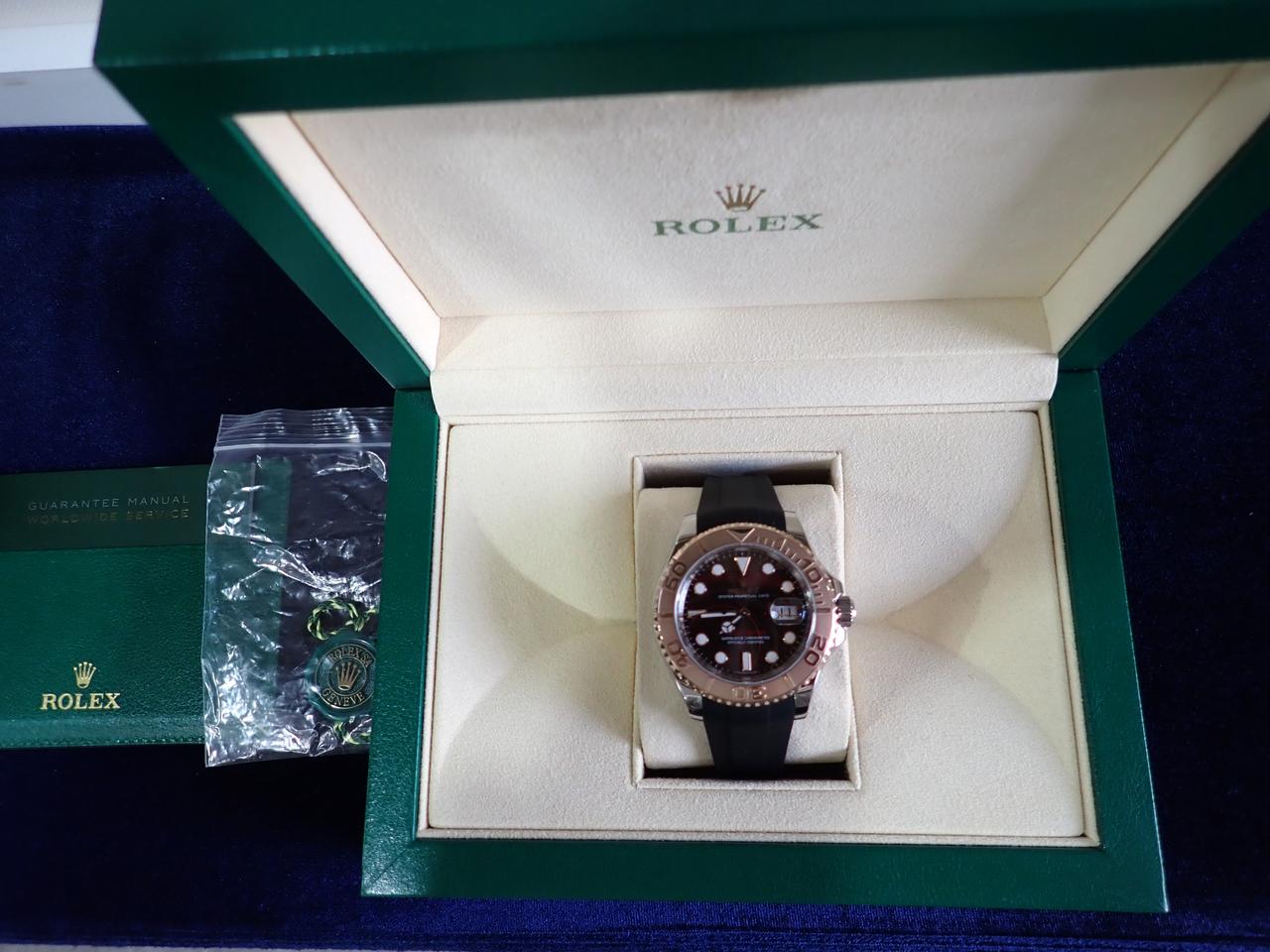 로렉스 요트마스터1 로즈콤비 초코판 126621 40mm