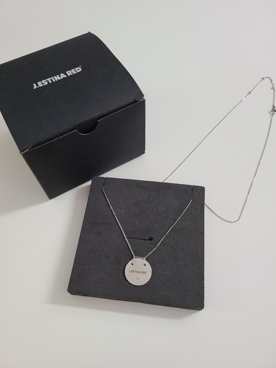 (제이에스티나 레드) 미스테르 코인 원더 실버목걸이