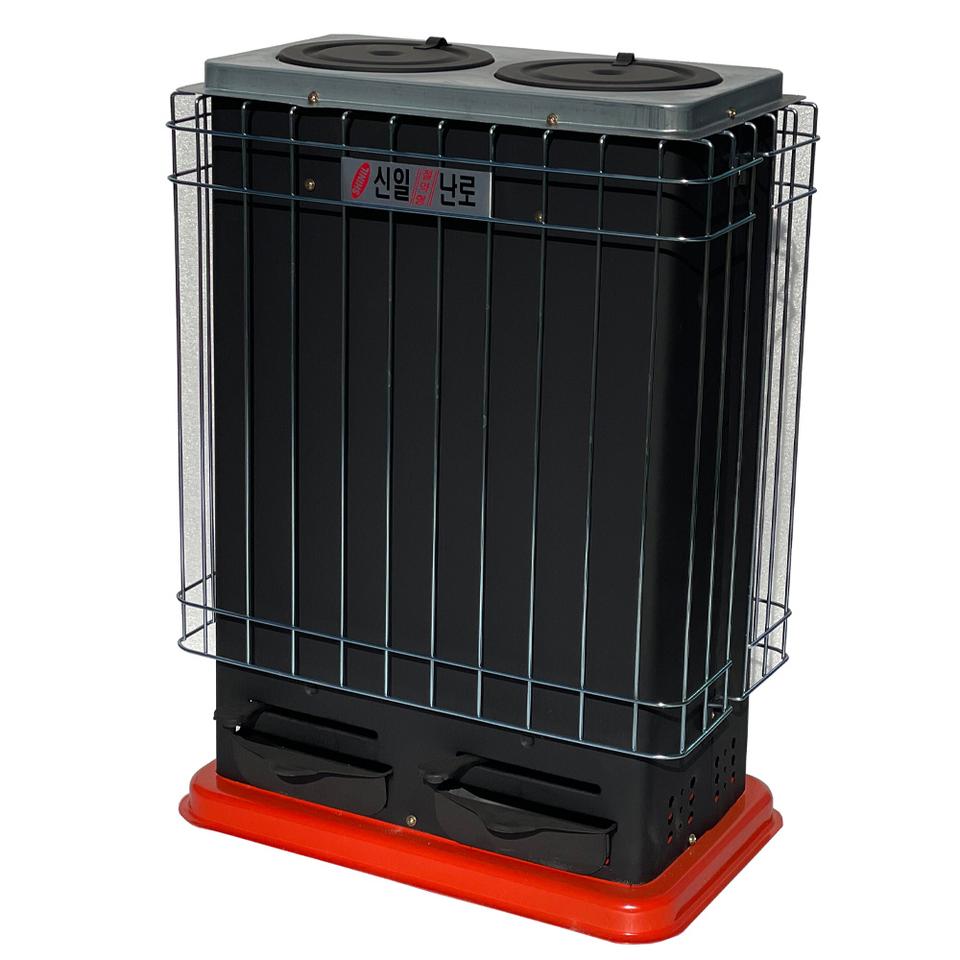 국산 강력난방 연탄난로 2구 6탄