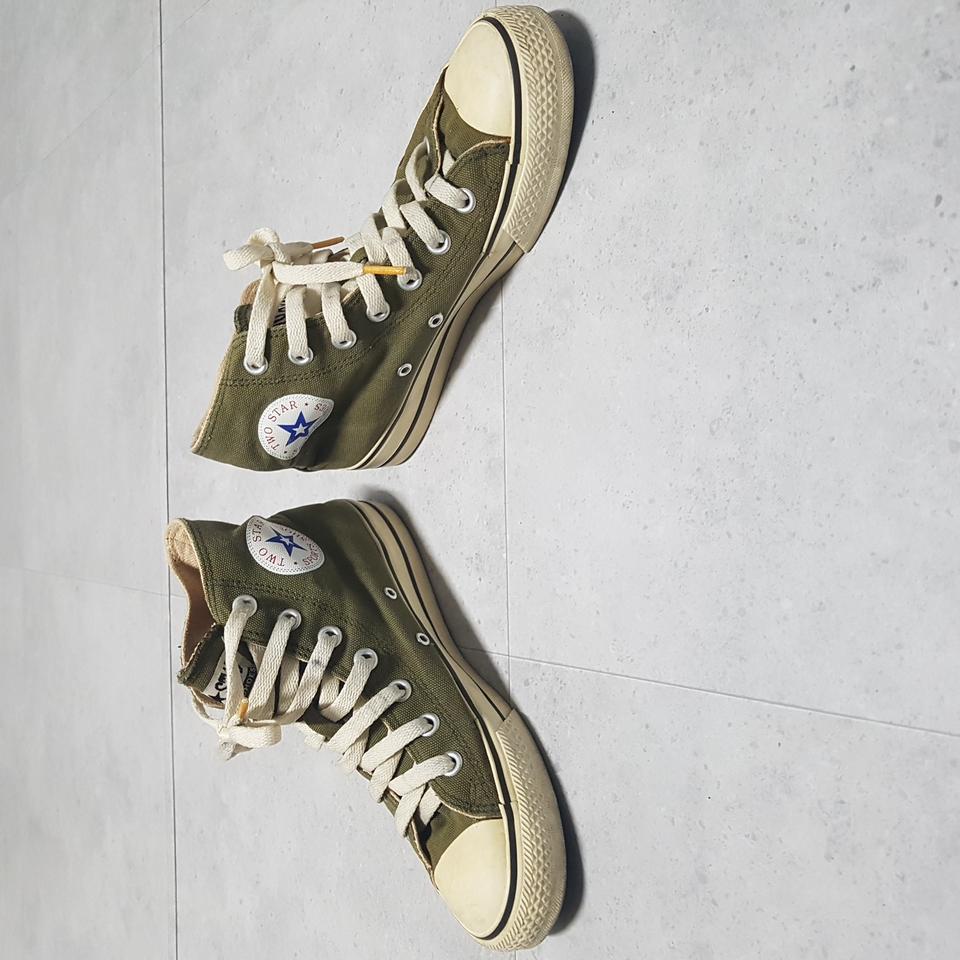 신발 투스타 캔버스 235 (발목,그린)