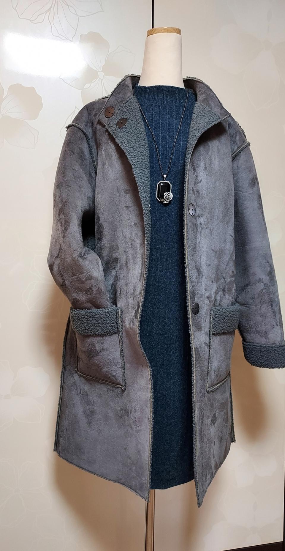 (CLOVIS)무스탕코트(새상품)