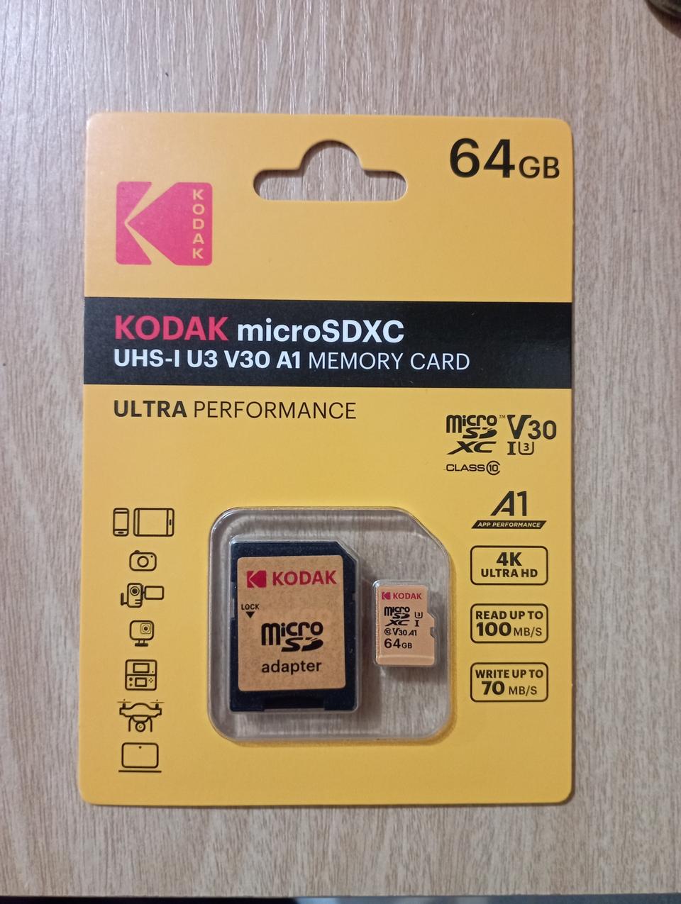 SD카드 마이크로64G. 100MB/s