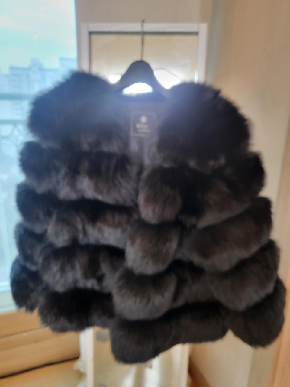 진도끌레베 층층 폭스퍼 코트 새상품 가격내림