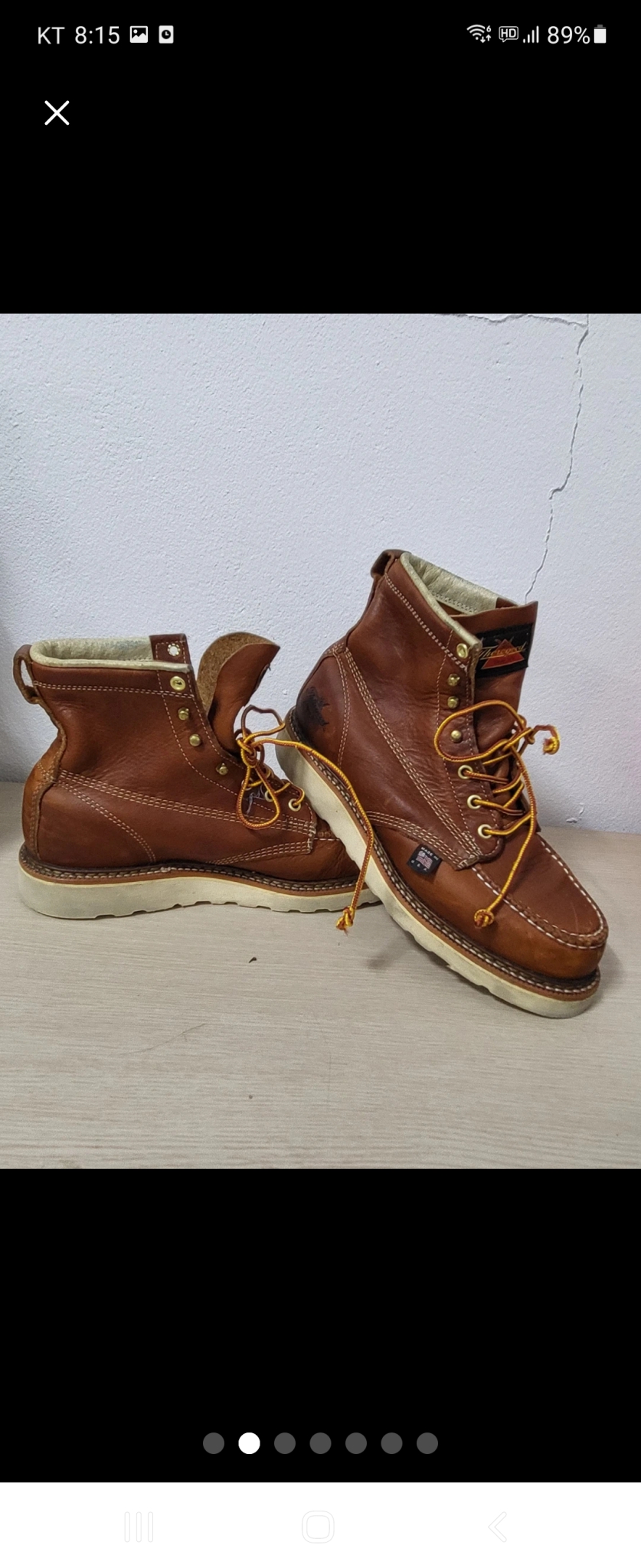 USA 남성 부츠 사이즈 255 상태좋아요 X32