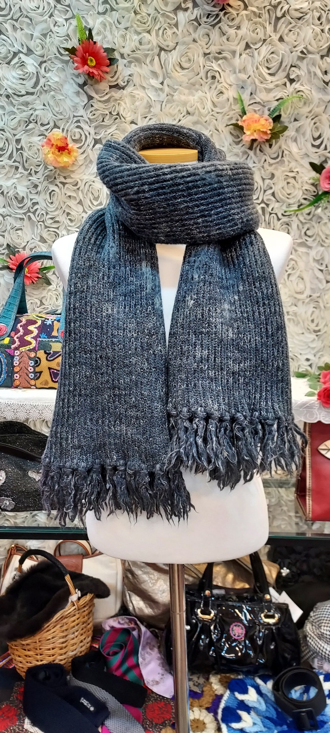 CREAZIONI 울 혼방 이태리 빅사이즈 니트 머플러