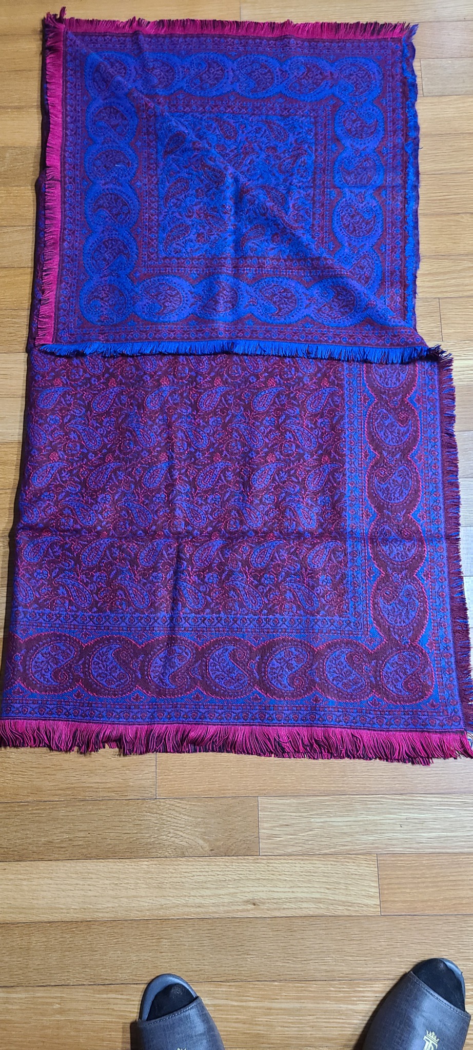 새제품)사각 머플러