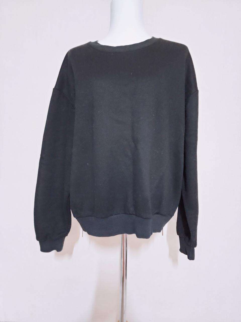 기모 양옆 지퍼 맨투맨