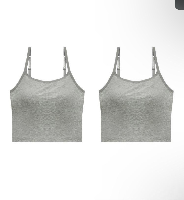 1+1 새상품) 맬러뮤트 모달 릴랙싱 볼륨뽕 노와이어 롱브라탑