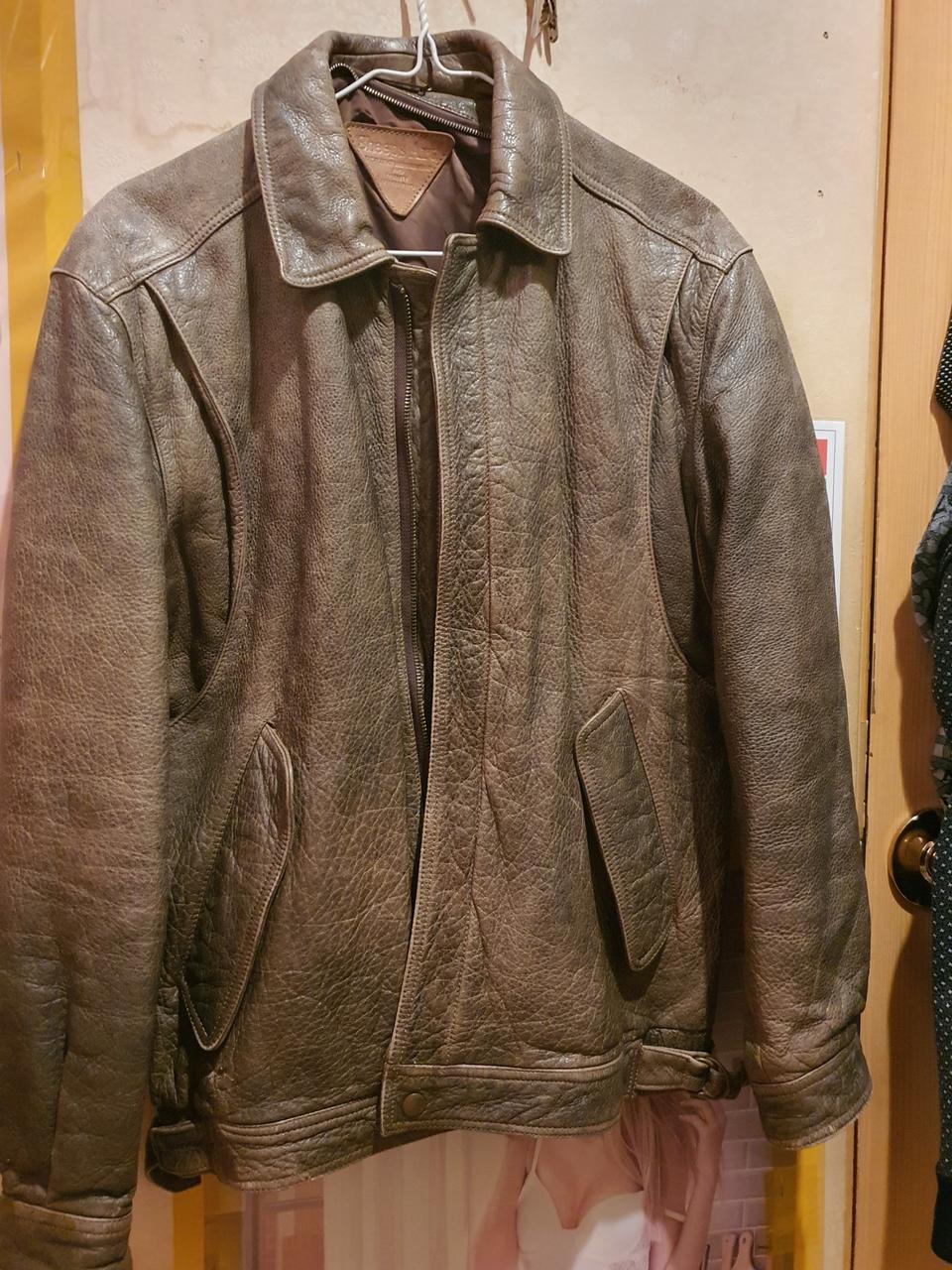 남자 소가죽자켓 100