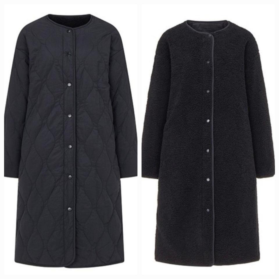 새상품  리버시블 롱패딩