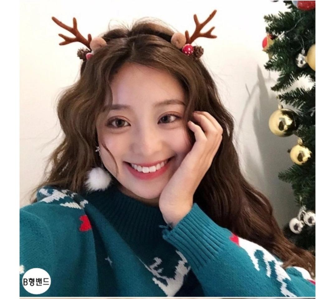 크리스마스 헤어핀 헤어밴드새것