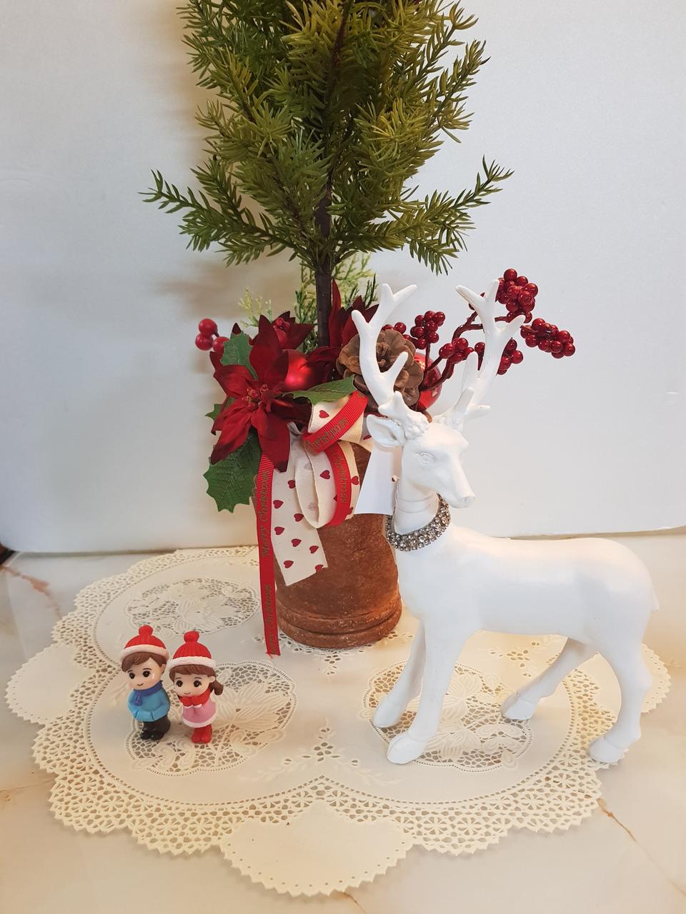 (새상품) 2025크리스마스 트리/화이트루돌프사슴