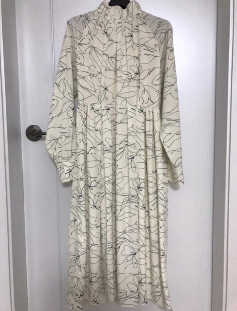 무료배송)한스스타일 메이드 하이넥 롱원피스