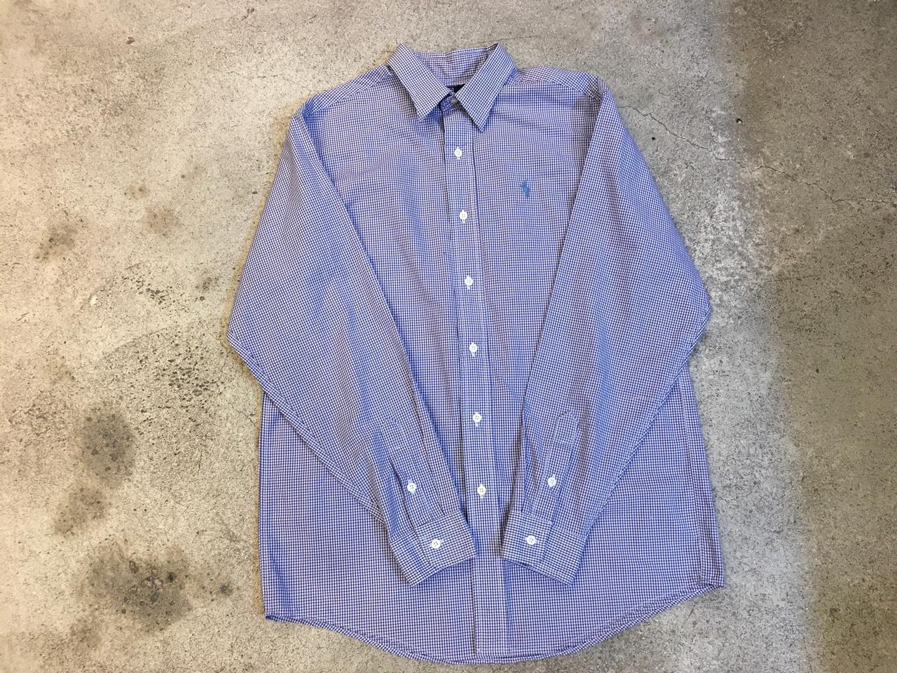 폴로랄프로렌체크셔츠남녀공용무료배송