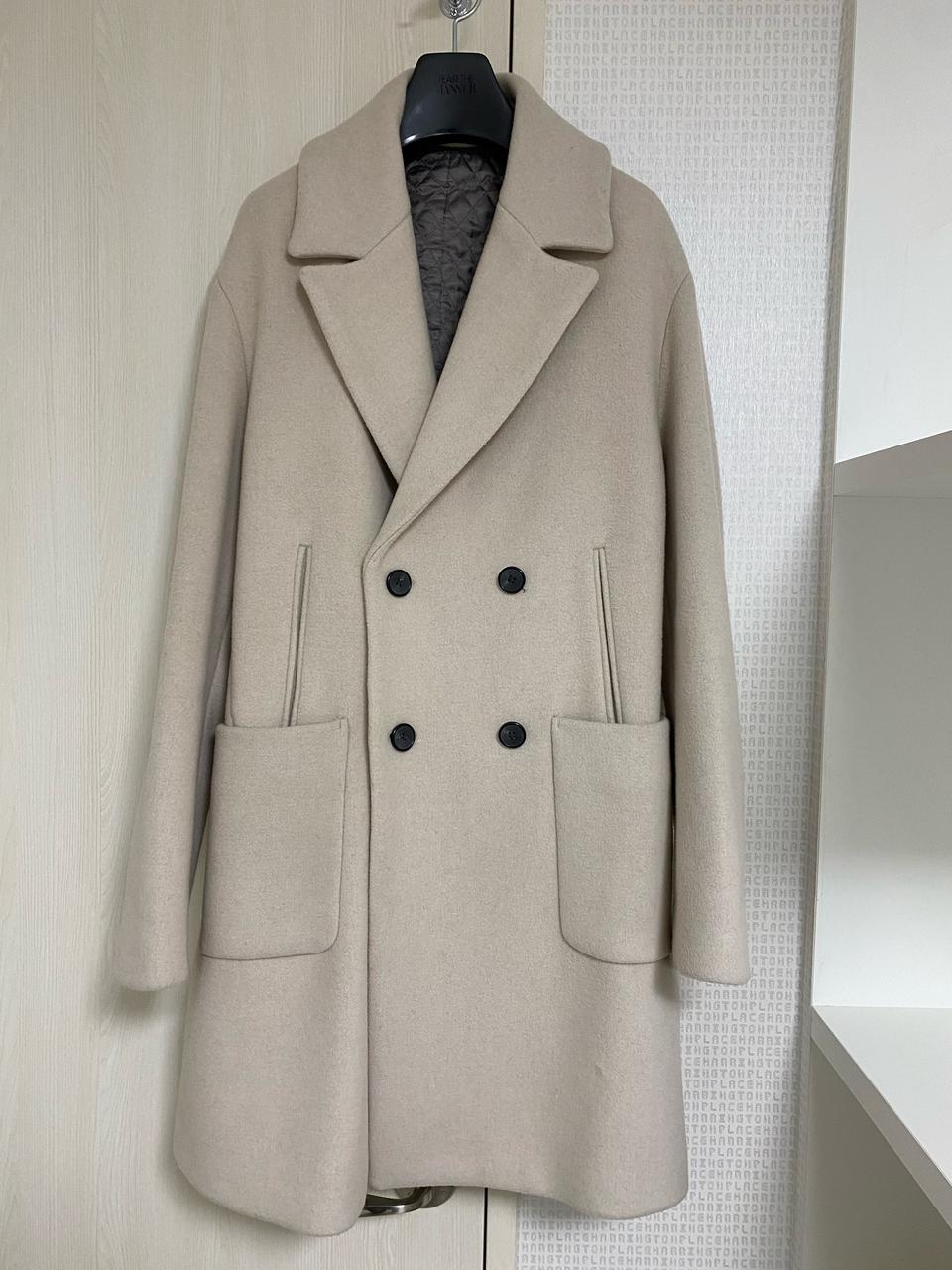 에잇세컨즈 해비 울 더블 코트