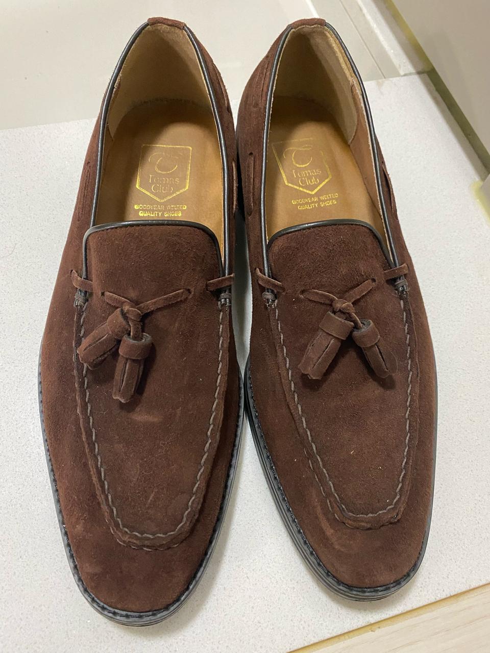 스웨이드 테슬 로퍼