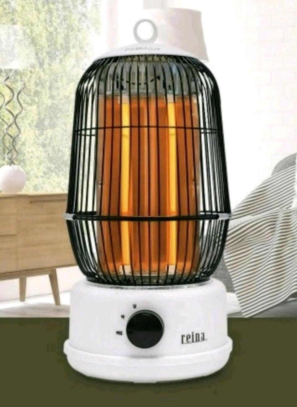 세상품 레이나 유럽풍 원통형 쿼츠전기히터2단석영관발열 안전장치 전기스토브