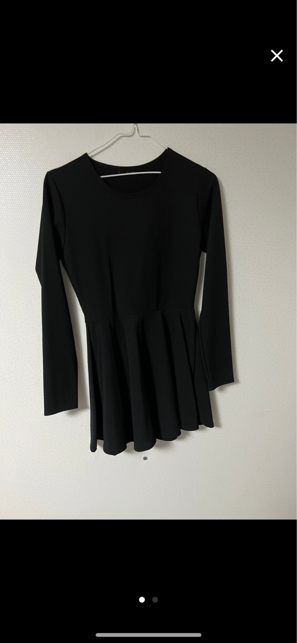 블랙미니원피스