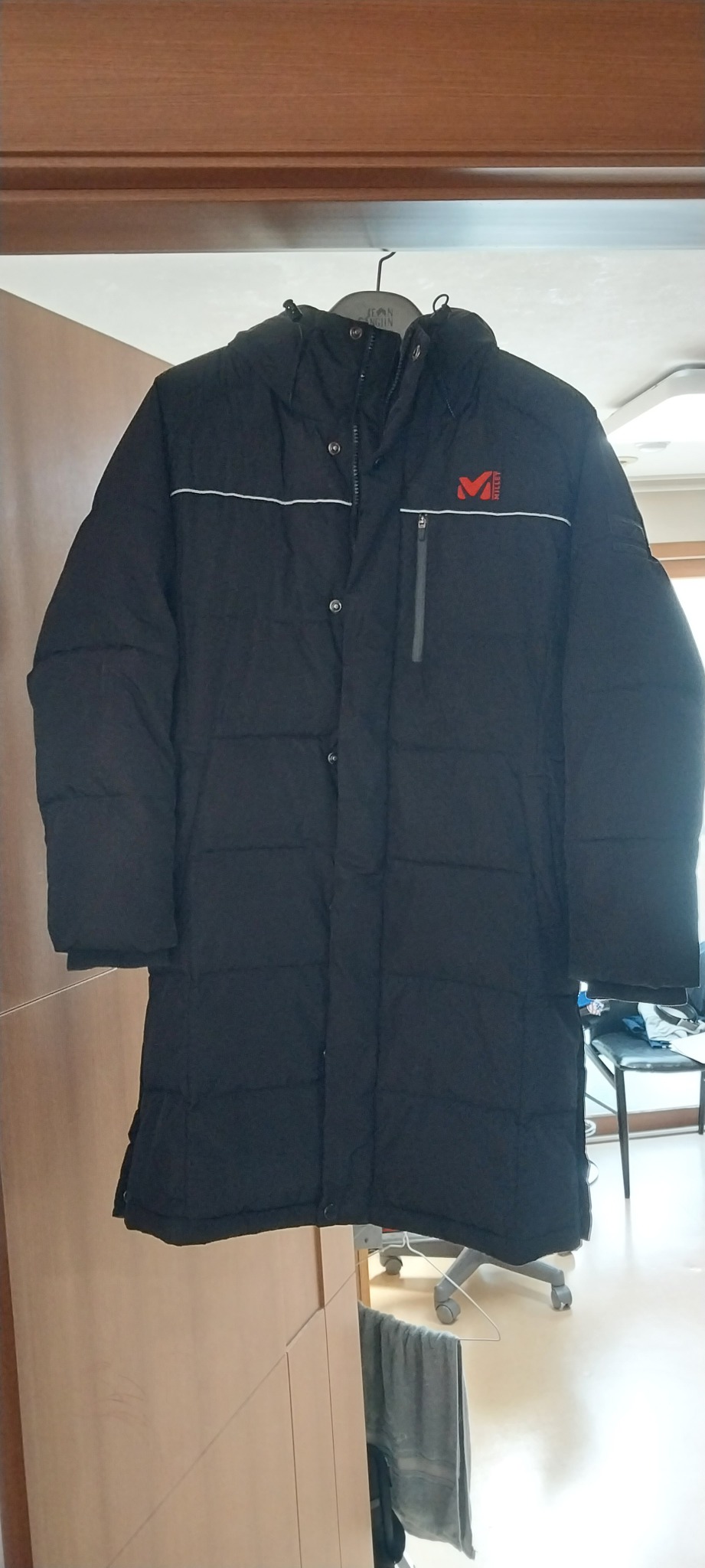 밀레 키즈패딩 140