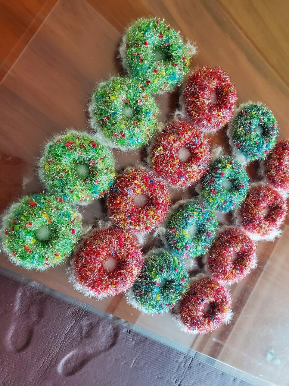 크리스마스리스 수세미