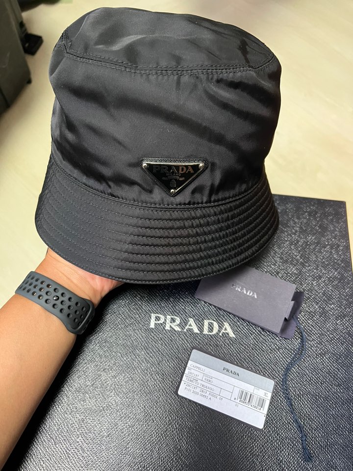 [XL]프라다 나일론 버킷햇