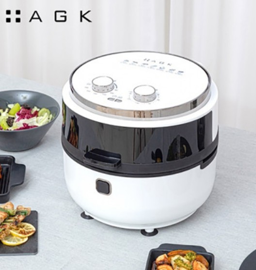 [미개봉 새제품] AGK NORDIC 보이는 에어프라이어 5.5L