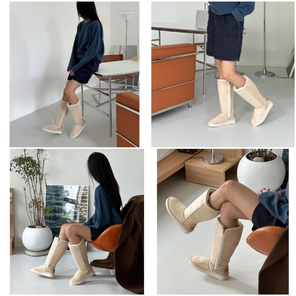 새♡명품 납품/최상 고퀄/리얼가죽 스웨이드/리얼양털/고퀄리티 롱부츠/어그