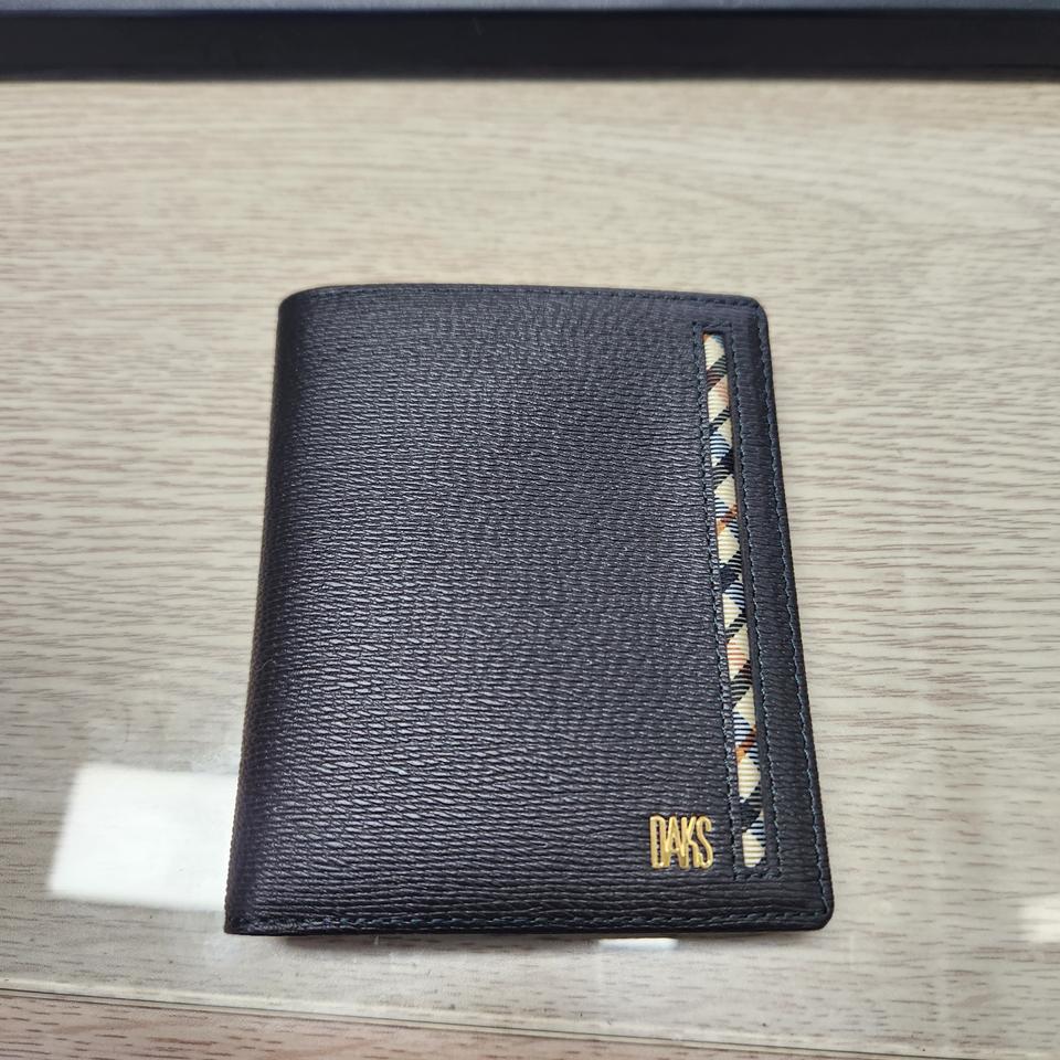 닥스 체크배색 반지갑 상태 A+