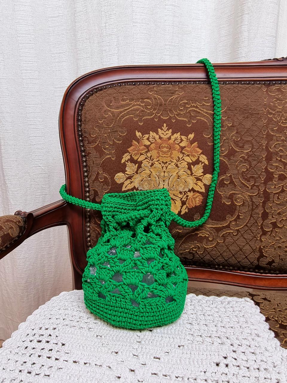 그린 뜨개 가방