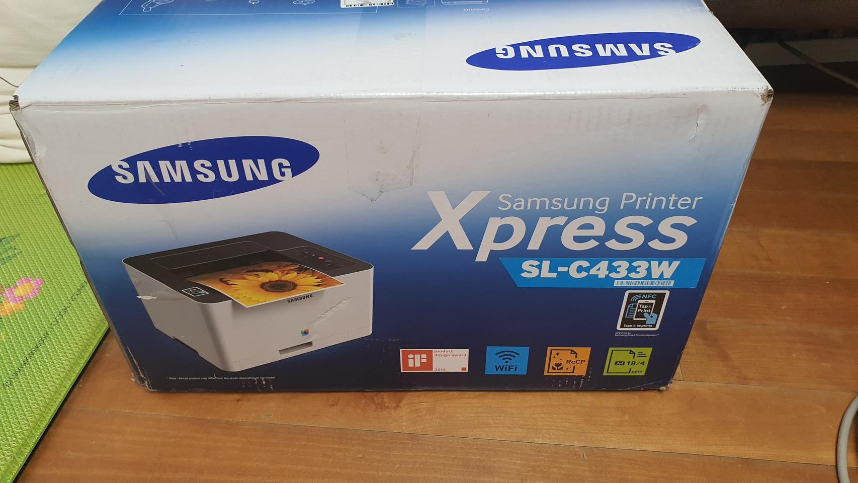 삼성 컬러레이저 프린터 SL-C433W 미사용 새제품