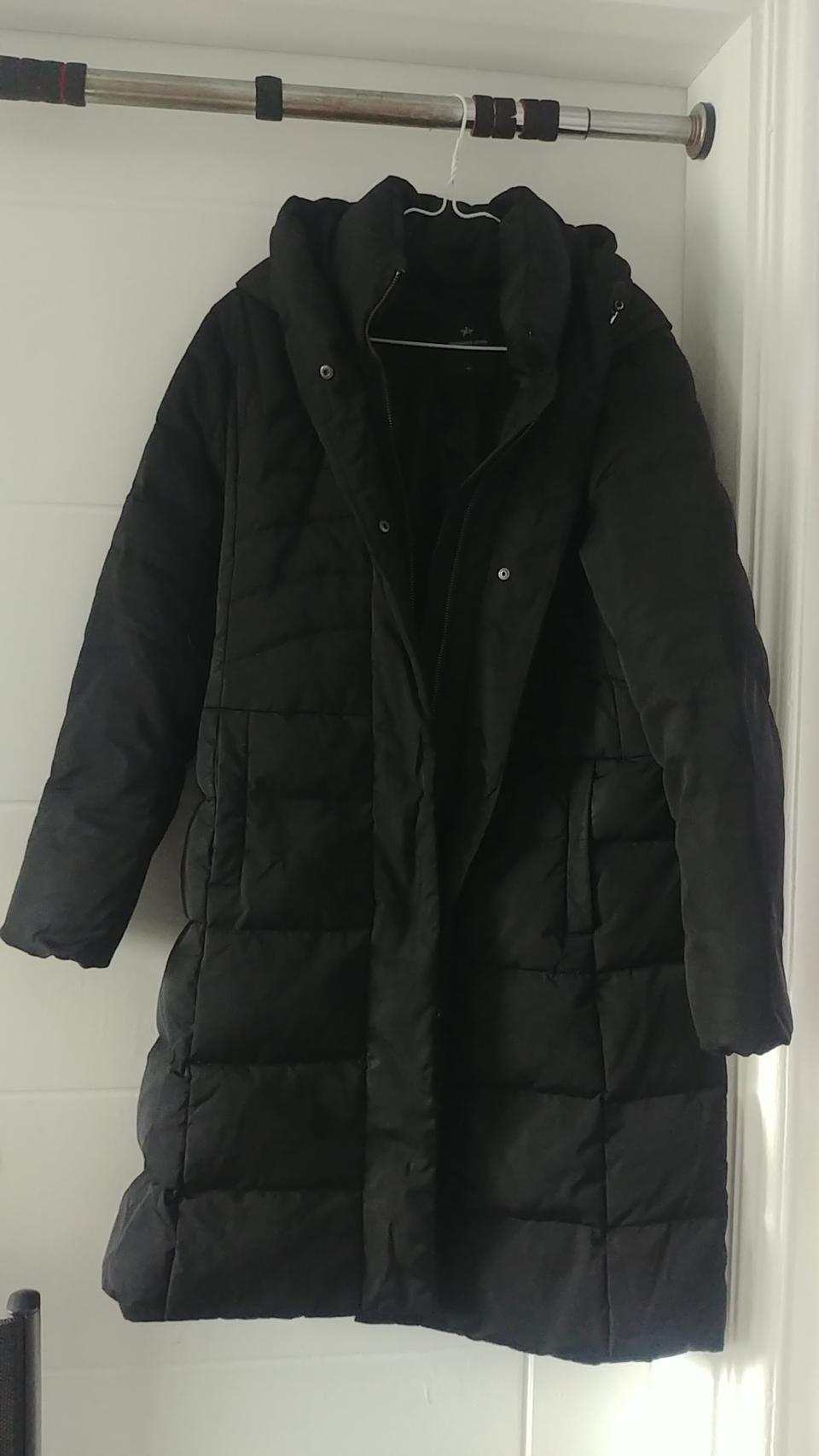 여자검정오리털롱패딩95