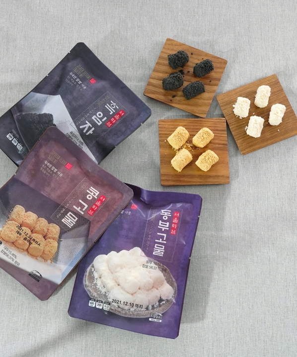 (택포새제품)로뎀푸드 인절미 3종 2세트 1200g