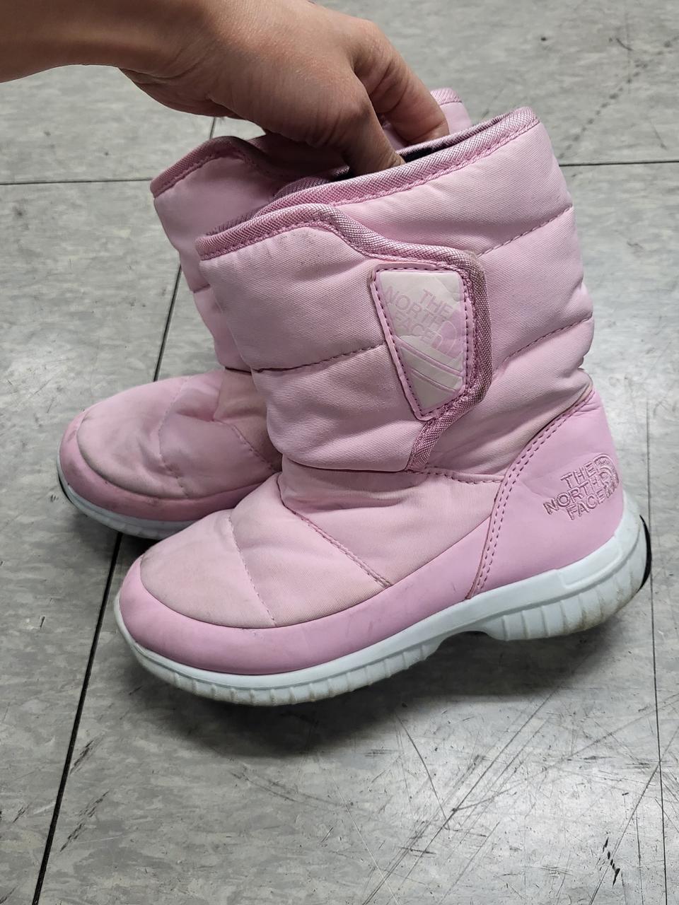 노스페이스 아동 패딩 방한부츠 190 핑크