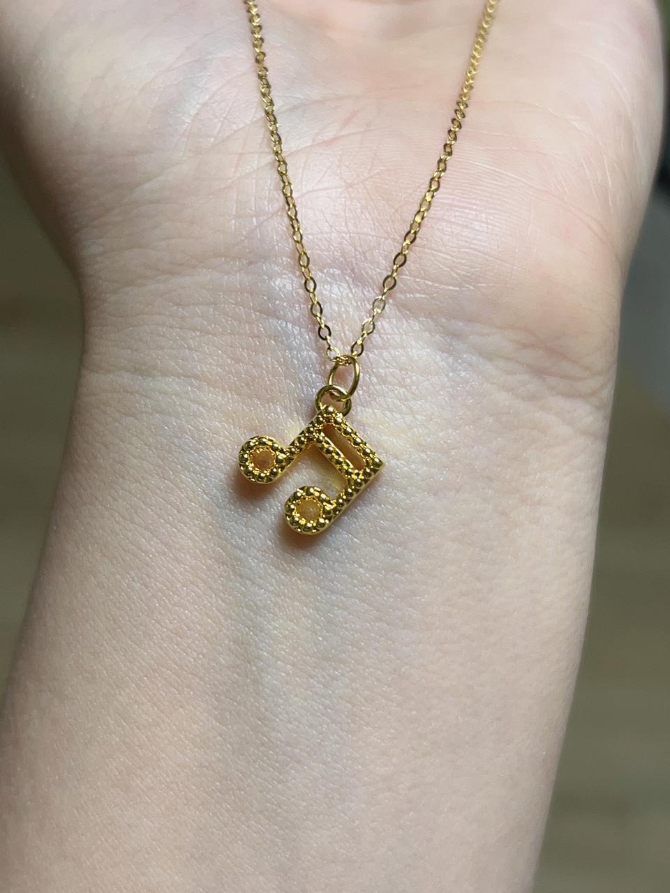 24K순금음표목걸이새상품(18K체인포함)