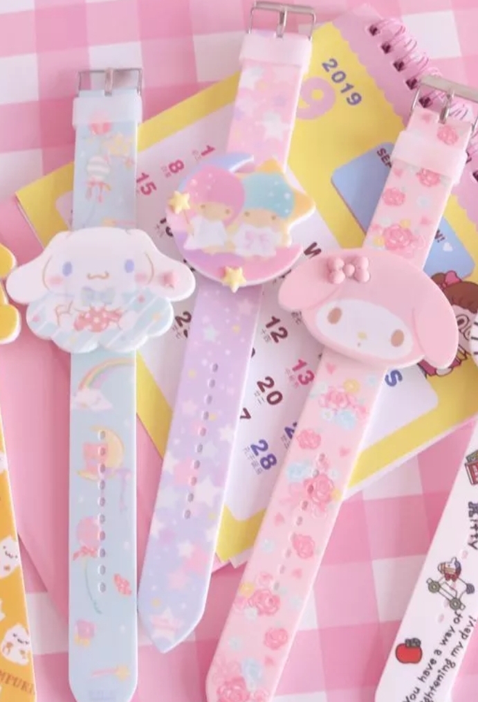 산리오led손목시계