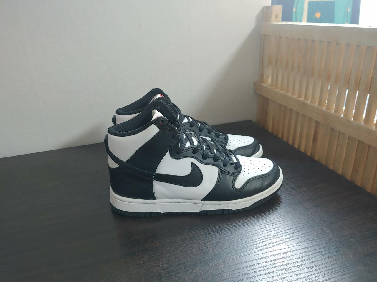 245 나이키 우먼스 덩크 하이 범고래 블랙 화이트 DD1869-103