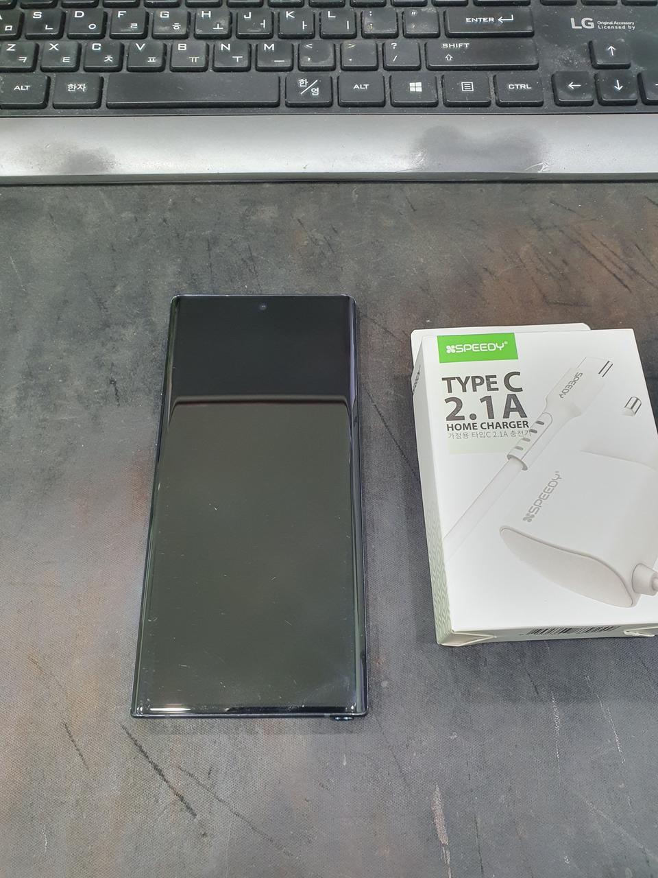 B급 갤럭시노트10 블랙 256G 판매합니다 N971S