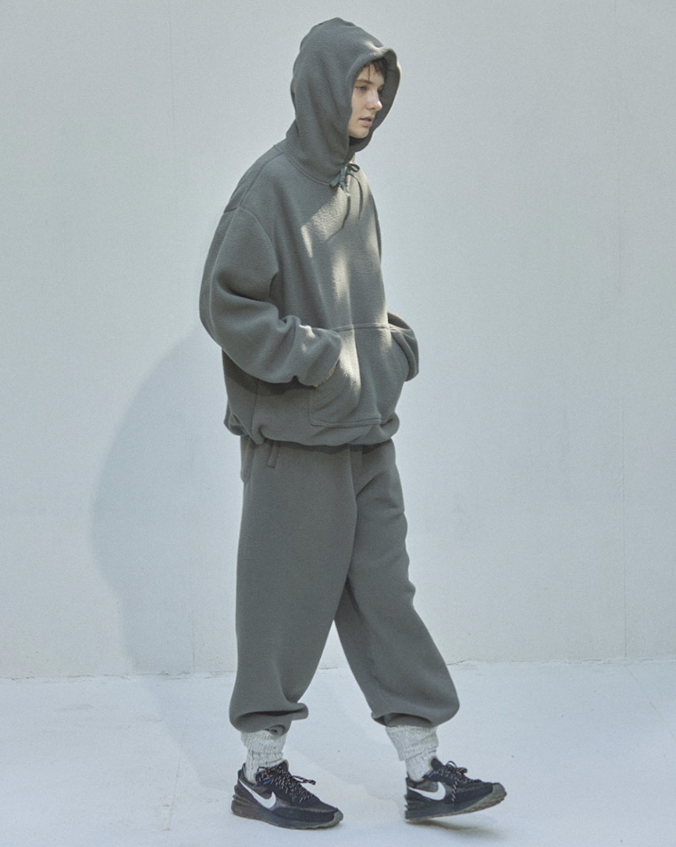 토마스모어 플리스 라운드 팬츠 셋업 비틀 M