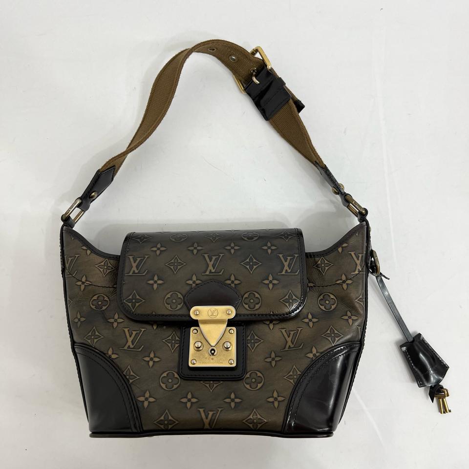 [정품] 루이비통 서전트 pm 모노그램 엠보스 골드 숄더백