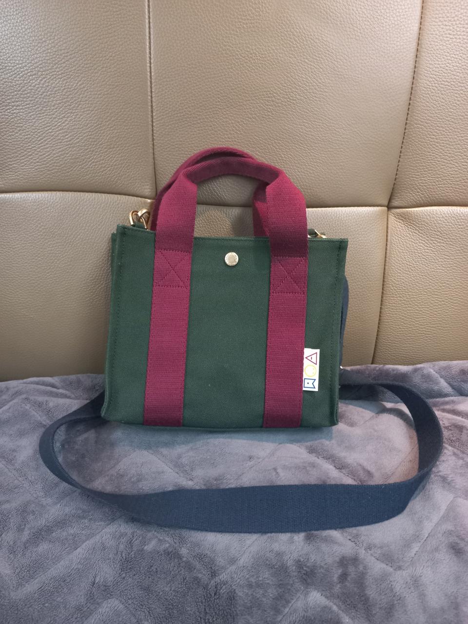 앤드씨유*도트및숄더/진그린