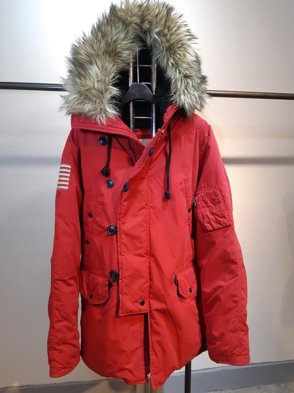 폴로랄프로렌 데님앤서플라이 패딩점퍼 성조기 S(95)