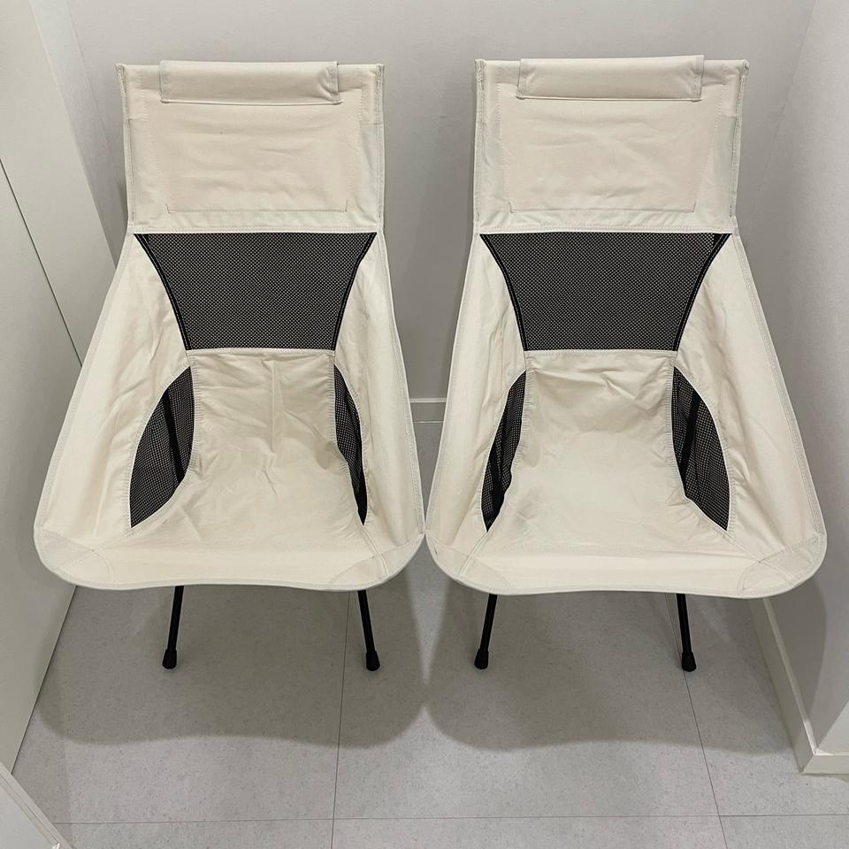 캠핑 등받이 경량체어 의자 새상품 2개55000원