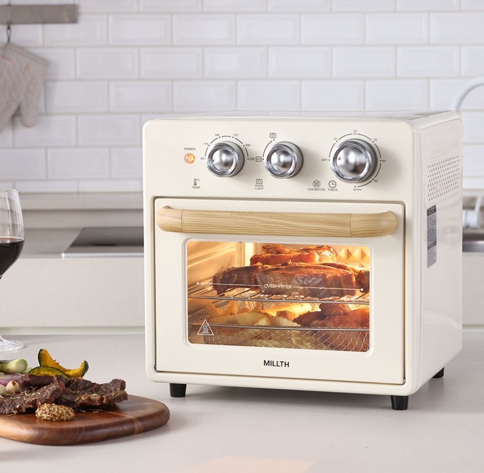 [새상품] 보랄 밀쓰 레트로 에어프라이어(구매가 40만원대)