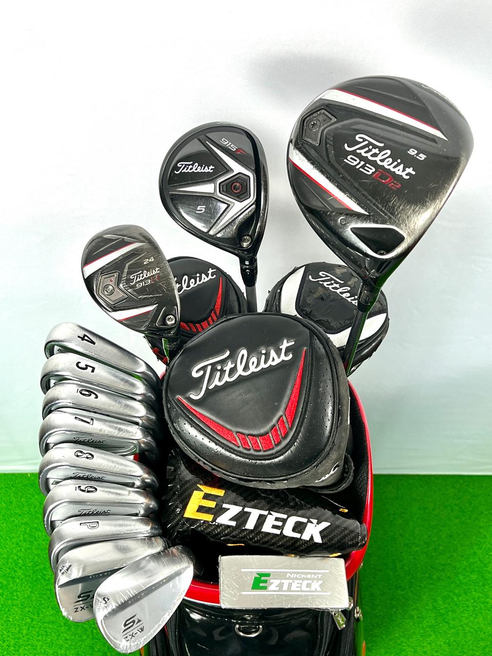 타이틀리스트 915 913 714CB 스틸 조합 남성 풀세트