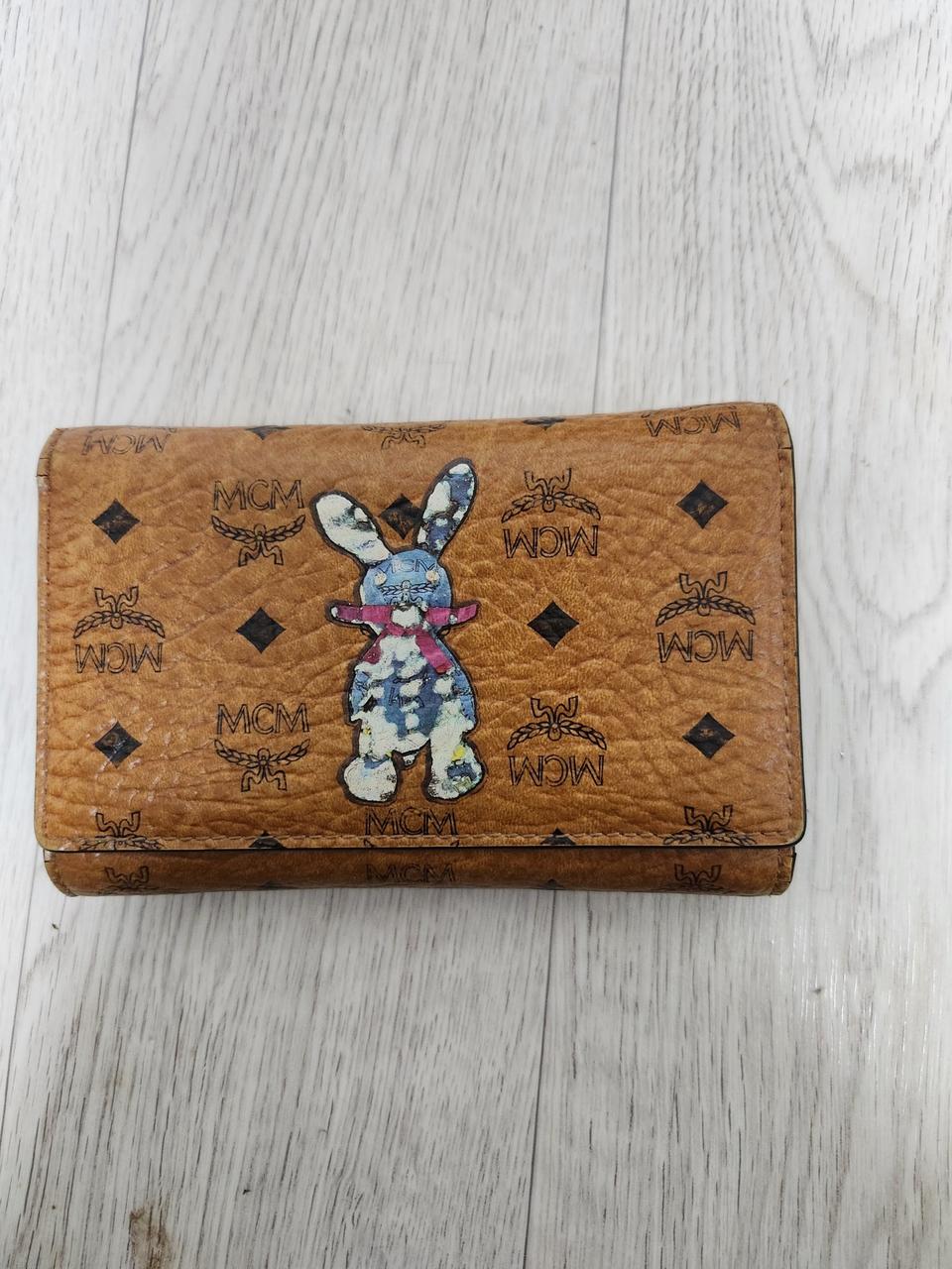 mcm 정품 비세토스 중지갑
