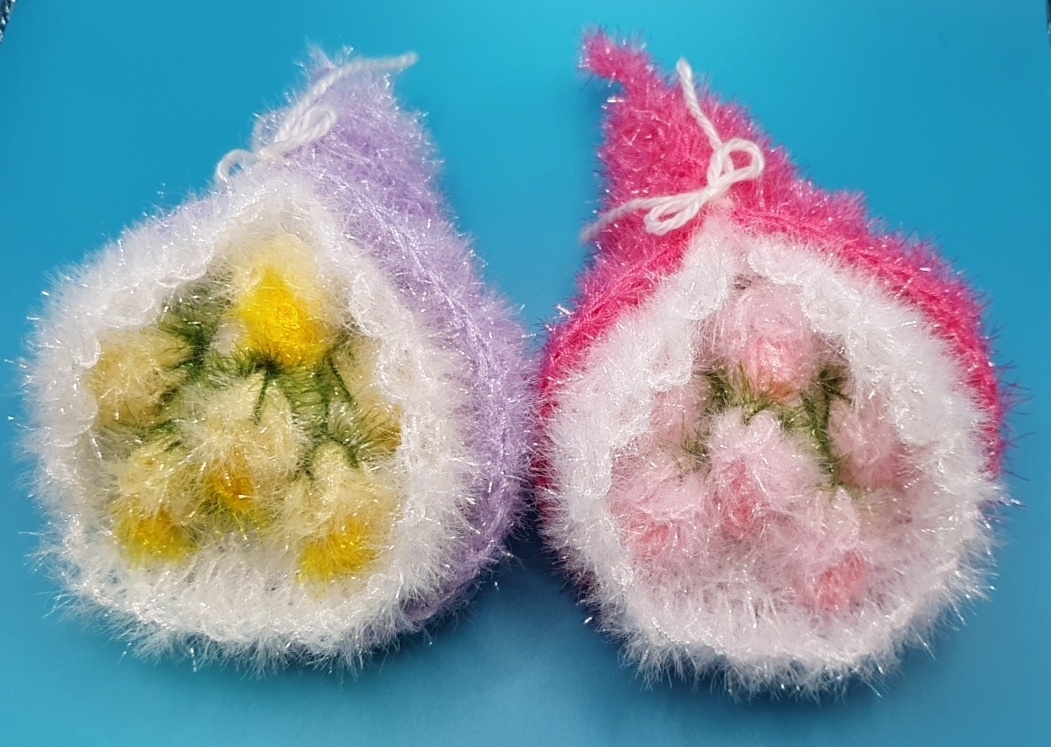 꽃다발수세미 케이스포함