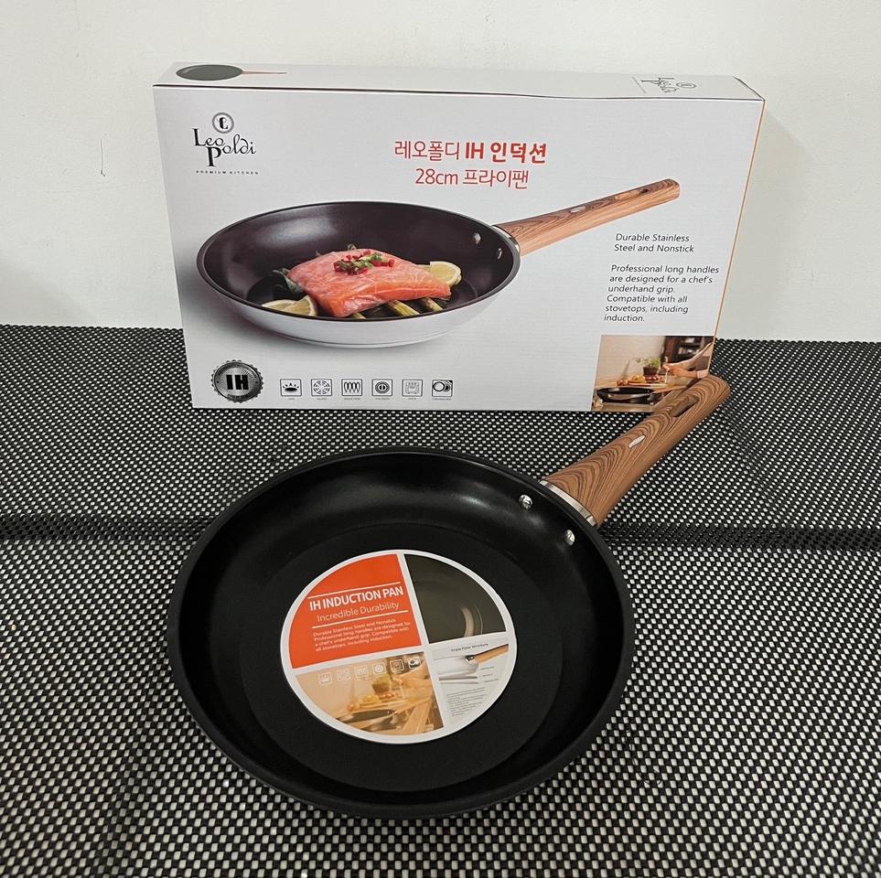 레오폴디 IH 스텐 프라이팬 _ 28cm - 미개봉 / 미사용