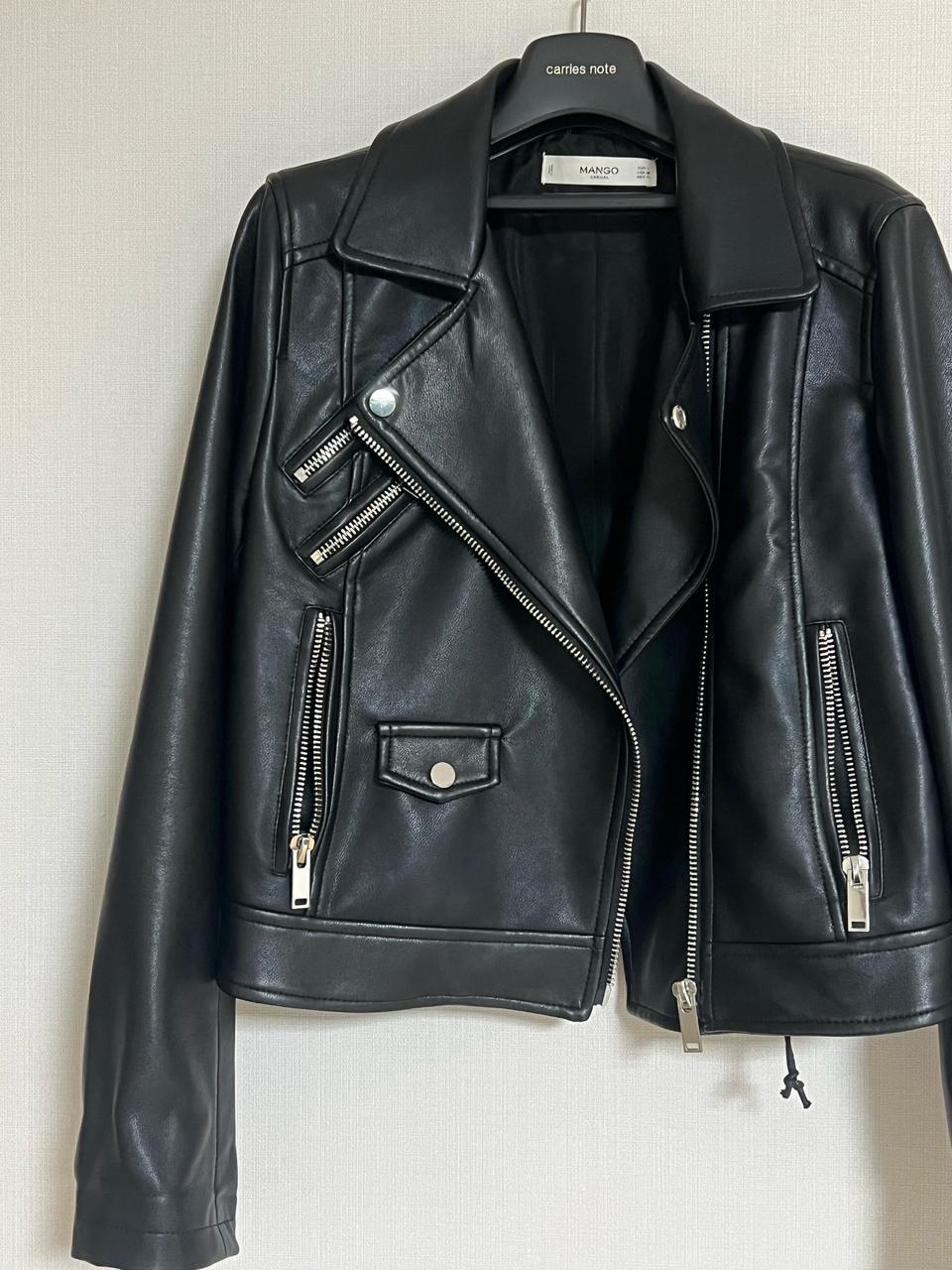 [새상품] 망고 가죽자켓